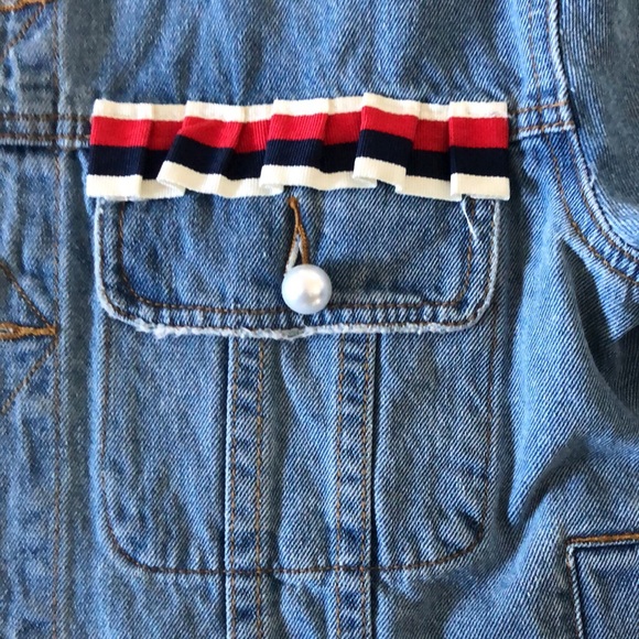 Signatures Distressed Jeans Jacket w/Pearl Buttons - Picture 4 of 8
